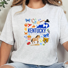 Wholesale Kentucky Icons Graphic Tee - Ash Tee
