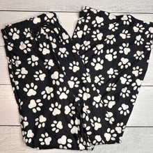 Black & White Paw Prints Lounge Pants