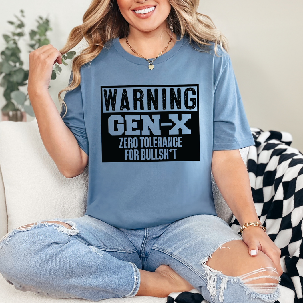 Warning Gen-X Graphic Tee
