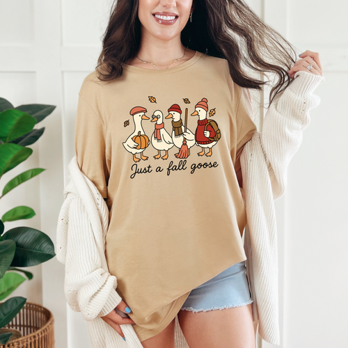 Just a Fall Goose Graphic Tee