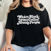 Wholesale Wears Black Graphic Tee - Black