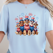 Dogs Patriotic Graphic Tee