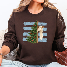Christmas Tree Cross Graphic Sweatshirt