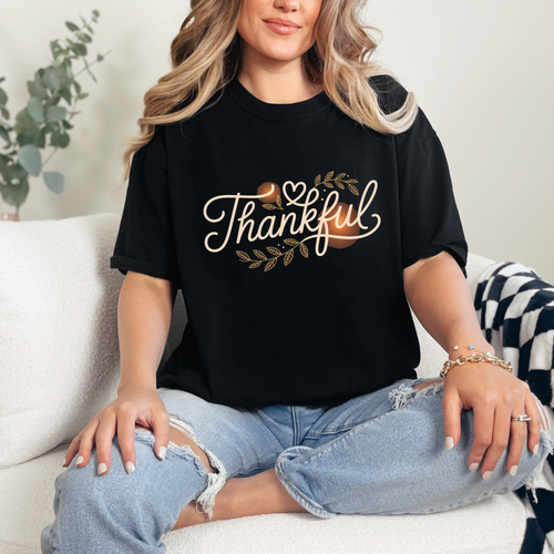 Thankful Script Graphic Tee