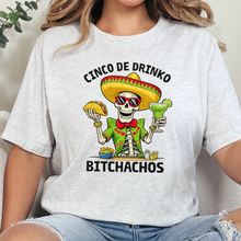 Wholesale Cinco De Drinko Graphic Tee - Ash Tee