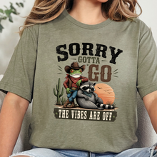 Wholesale The Vibes Are Off Graphic Tee - Heather Olive