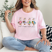 Happy Easter Goose Graphic Tee - Sunshine Styles Boutique