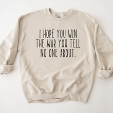 I hope you win