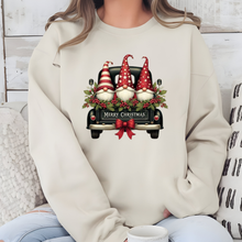Christmas Gnomes Truck Sweatshirt