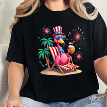 Beach Flamingo Graphic Tee