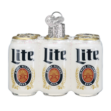 Miller Lite Six Pack Ornament