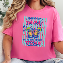 Wholesale Both Ordered Tequila Graphic Tee - Charity Pink Tee