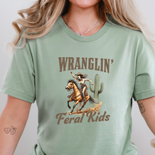 Wholesale Wranglin Feral Kids Graphic Tee - Sage Tee