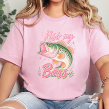 Wholesale Kiss My Bass Graphic Tee - Pink