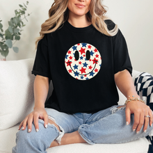 Red, White & Blue Smiley Graphic Tee - Sunshine Styles Boutique