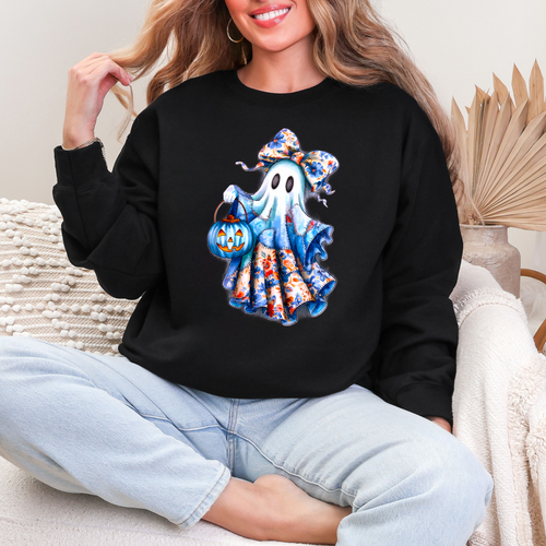 Ghost Patchwork Sweatshirt
