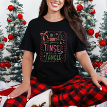 Tinsel in a Tangle Colorful Graphic Tee