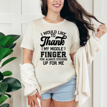 Thank My Middle Finger Graphic Tee