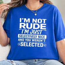 Wholesale Selectively Nice Graphic Tee - True Royal