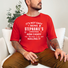 Custom Christmas Arm Candy Graphic Tee