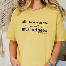 Wholesale Small Mustard Seed Graphic Tee - Mustard