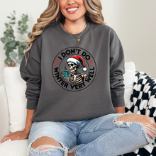 Christmas Skeleton Don't Do Winter Very Well Sweatshirt