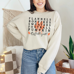 It's Fall Yall Leaves Sweatshirt
