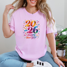 2026 Happy New Year Graphic Tee