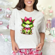 Angry Christmas Cat Graphic Tee