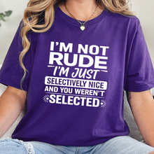 Wholesale Selectively Nice Graphic Tee - Team Purple