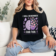 Alzheimer Awareness Floral Graphic Tee