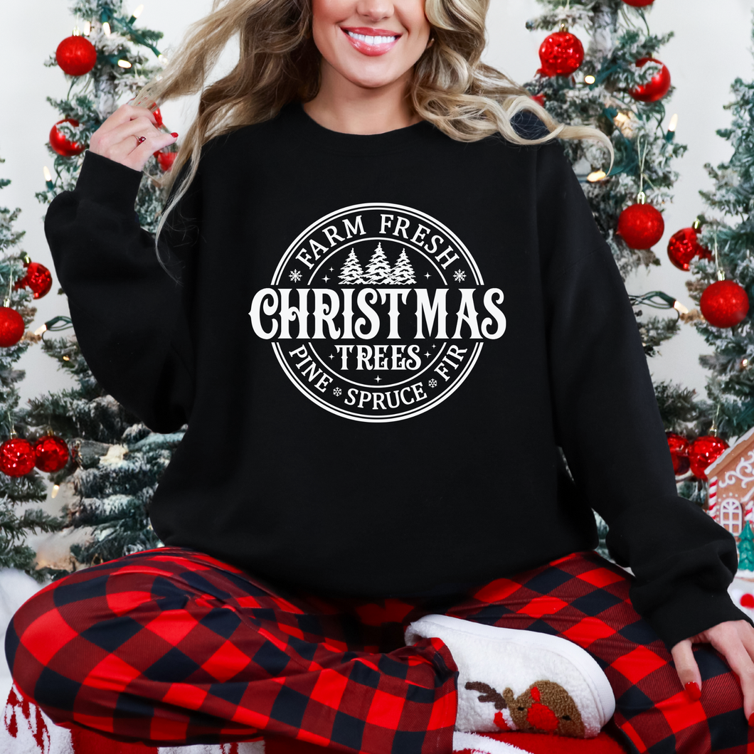 Farm Fresh Christmas Trees Sweatshirt