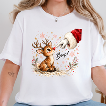 Wholesale Boop Reindeer Graphic Tee - White