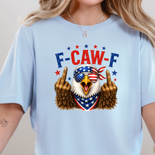 Wholesale F Caw F Eagle Graphic Tee - Baby Blue
