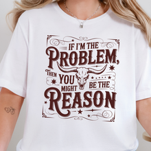 Wholesale If I'm The Problem Graphic Tee - White