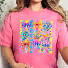 Wholesale Coastal Preppy Bows Graphic Tee - CC Crunchberry