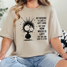 Wholesale Patience Like A Gift Card Graphic Tee - Tan