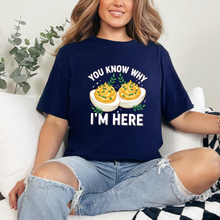 Why I'm Here Eggs Graphic Tee