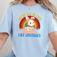 Wholesale In This Together Like Hostages Graphic Tee - Baby Blue