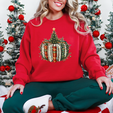 Christmas Tree Book Sweatshirt