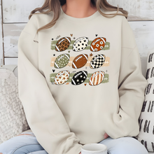 Wholesale Football Grid Graphic Tee or Sweatshirt - Sand