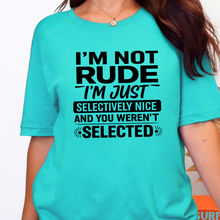 Wholesale Selectively Nice Graphic Tee - Heather Sea Green