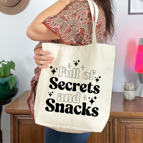 Secrets and Snacks Tote