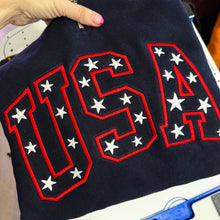 Usa stars embroidered