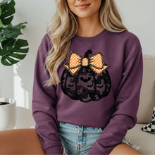 Batty Lace Pumpkin Sweatshirt