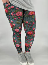 Pink Floral Leggings w/ Pockets