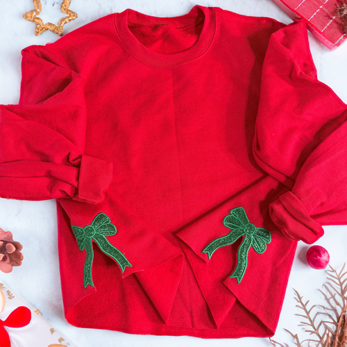 Side bow sweatshirt