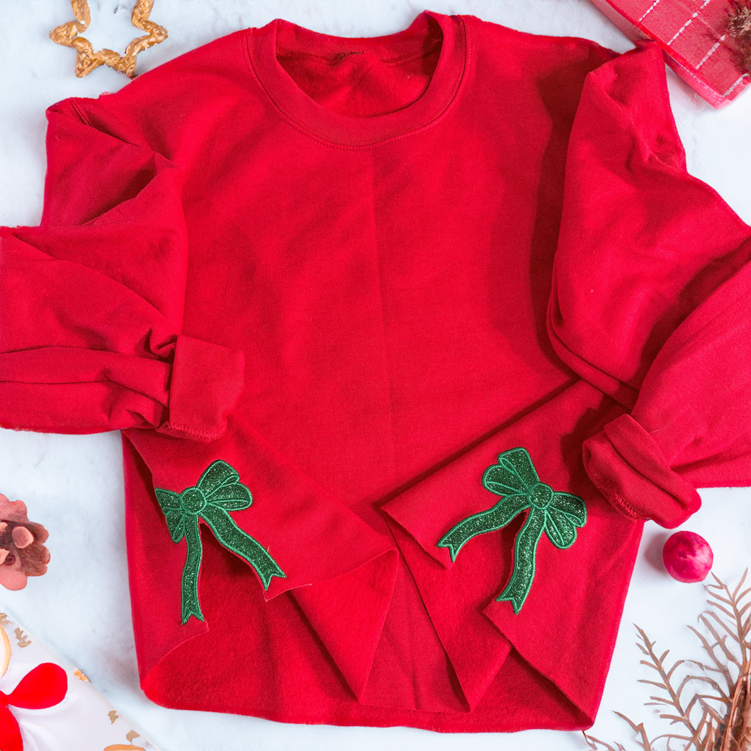Side bow sweatshirt