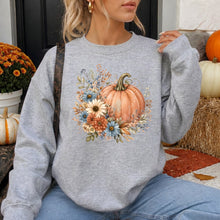 Boho Floral Pumpkin Sweatshirt