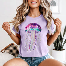 Faux Sequin Jelly Fish Tshirt